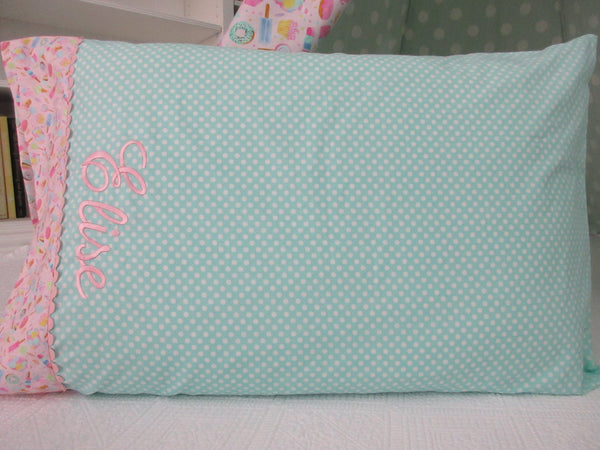 Personalized Cupcake Pillowcase