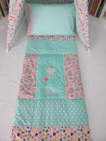 Personalized Cupcake Sleeping Bag for Girls