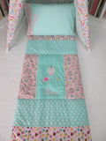 Personalized Cupcake Sleeping Bag for Girls