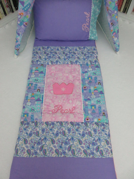 Personalized Ice Princess Sleeping Bag for Girls