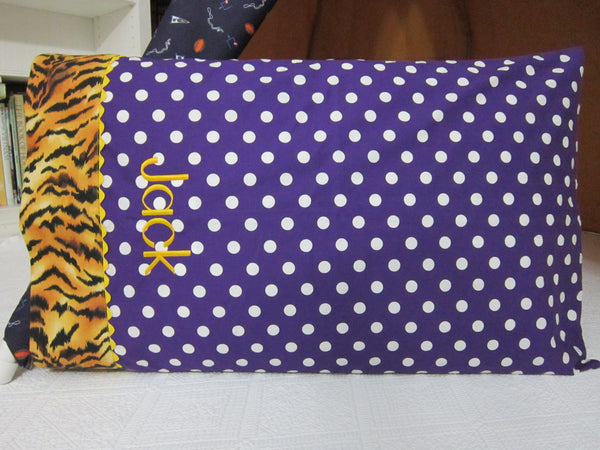Personalized LSU Football Pillowcase