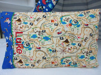 Personalized Pirate Pillowcase