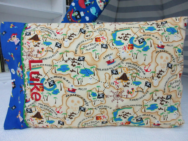 Personalized Pirate Pillowcase