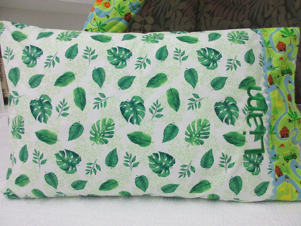 Personalized Safari Pillowcase