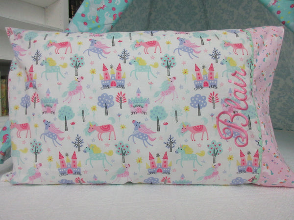 Personalized Unicorn Pillowcase