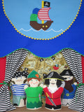 Pirate Doorway Puppet Theater for Boys