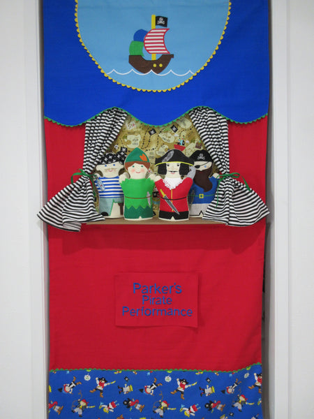 Pirate Doorway Puppet Theater for Kids