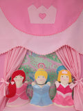 Princess Doorway Puppet Theater for Girls