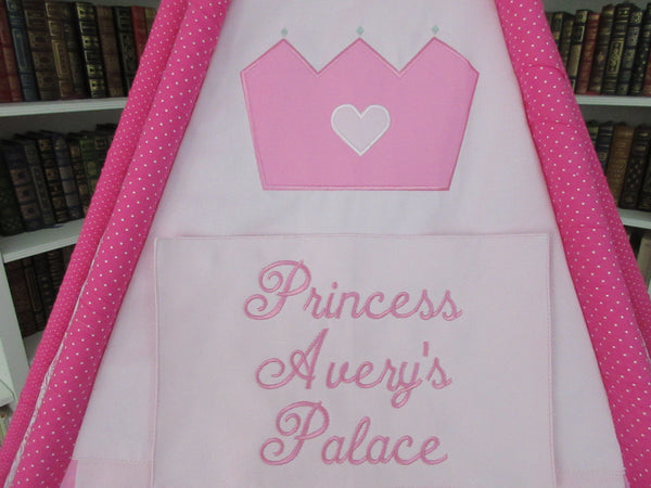 Personalized Kids Princess Play Tent Name Plaque