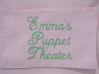 Toile Tea Party Name Plaque