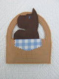 Toto Finger Puppet with Basket
