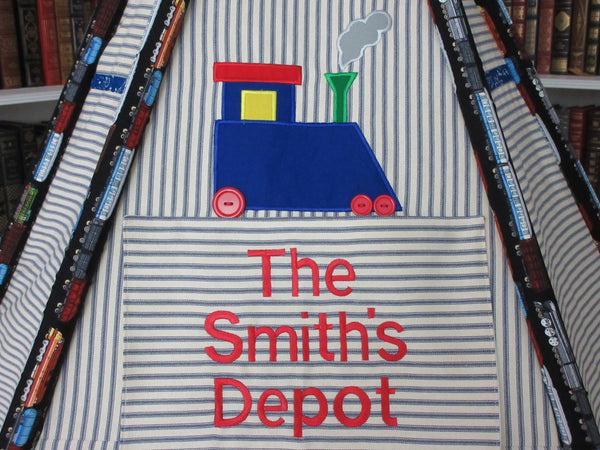 Personalized Kids Train Play Tent Name Plaque