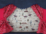 Western Doorway Puppet Theater Backdrop